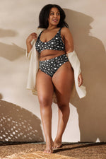 Load image into Gallery viewer, B&amp;W Whale Shark High-Waisted Bikini - Limited Edition
