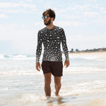 Load image into Gallery viewer, B&amp;W Whale Shark Men&#39;s Rash Guard - Limited Edition
