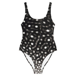 B&W Whale Shark One-Piece Swimsuit - Limited Edition