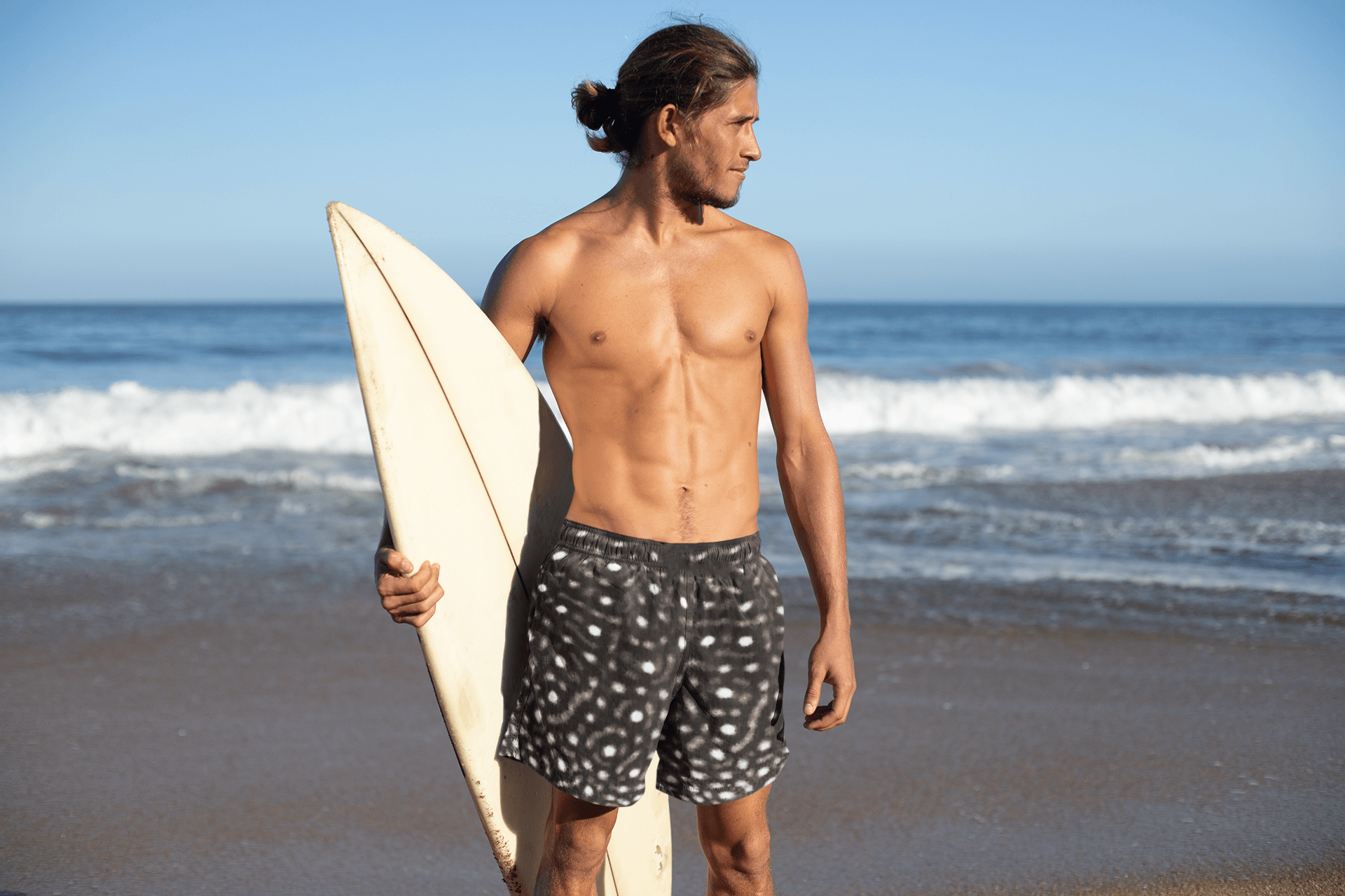 B&W Whale Shark Board Shorts - Limited Edition